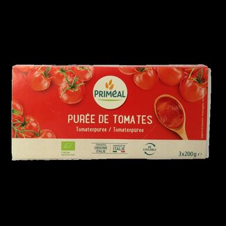 Primeal Tomatenpuree passata 200 gram bio 3 Stuks