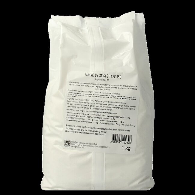 Roggemeel type 130 bio 1 Kilogram