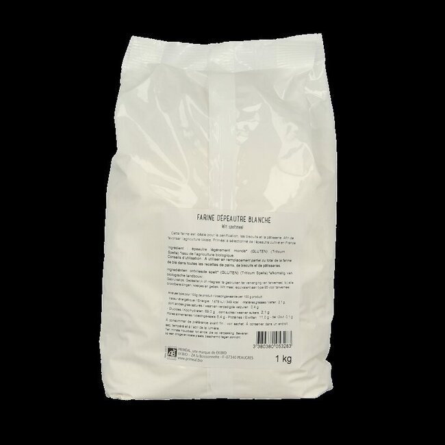 Farine d'épeautre blanche bio 1 kg