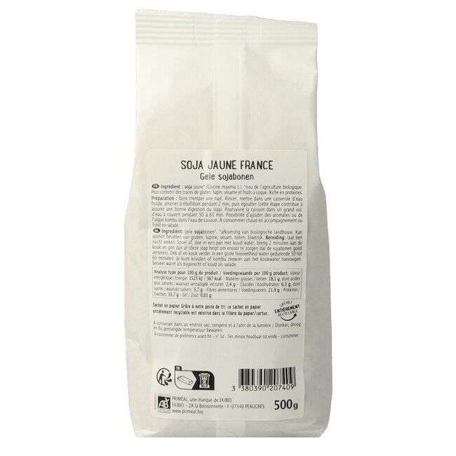 Soja jaune bio 500 g