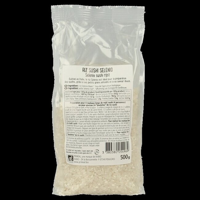 Riz sushi bio 500 g
