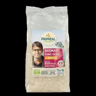 Primeal Witte basmati rijst bio 500 Gram