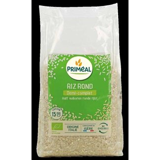 Primeal Halfvolkoren ronde rijst bio 1 Kilogram