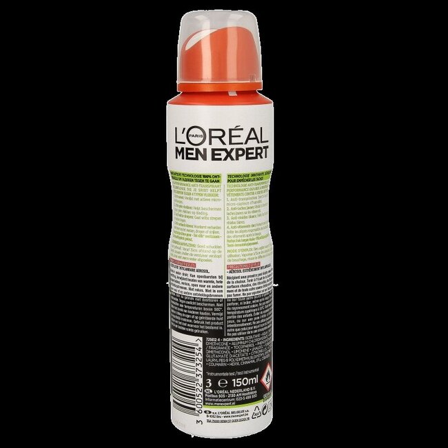 Déodorant spray Men Expert Shirt Protect 150 ml