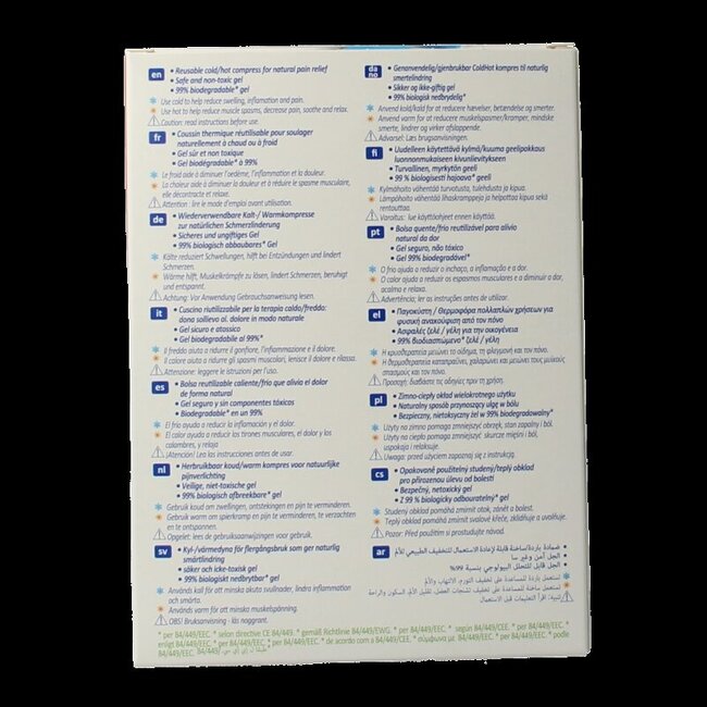 Cold hot therapy pack flexible 1 Stuks