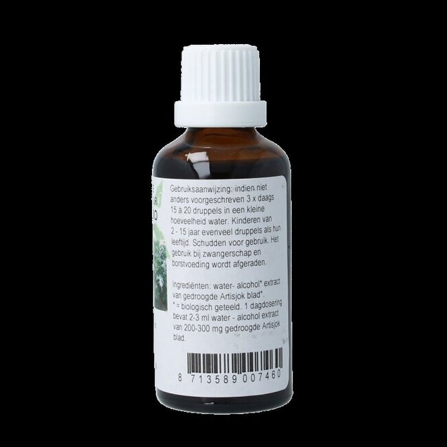 Cynara scolymus/artisjok tinctuur bio 50 Milliliter