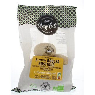 Langelus Mini boules rustiques bio, 6 pièces