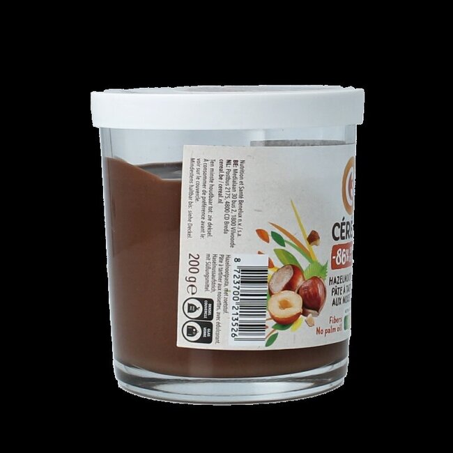 Pâte à tartiner aux noisettes sans sucre 200 g