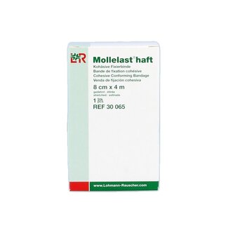 Mollelast Bande de fixation cohésive Mollelast haft 4 m x 8 cm, 1 pièce