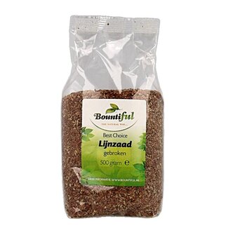 Lijnzaad gebroken 500 Gram