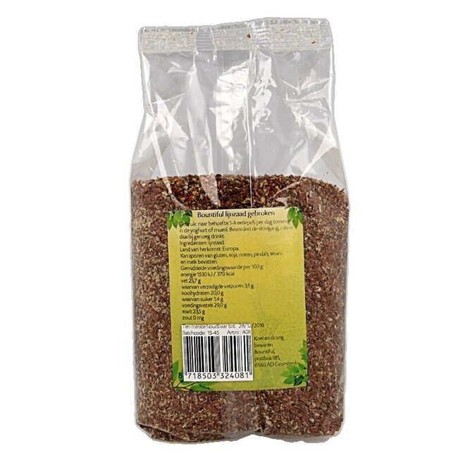 Lijnzaad gebroken 500 Gram