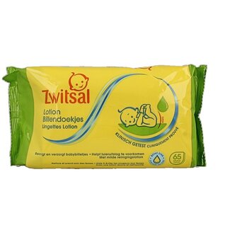 Zwitsal Billendoekjes lotion 65 Stuks