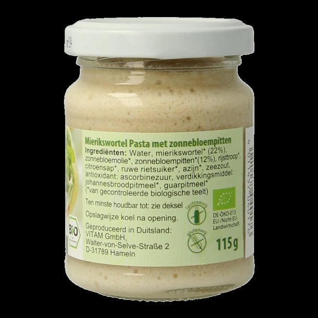 Pâte de raifort bio 115 grammes