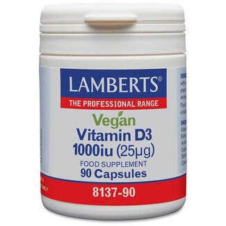 Lamberts Vitamine D3 1000IE 25mcg vegan 90 Capsules