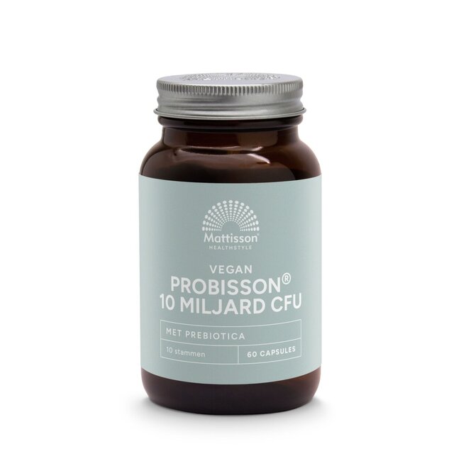 Probisson 10 miljard CFU met prebiotica 60 Vegetarische capsules