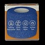 Wonderverband blauw 4.5m x 5cm 1 Stuks