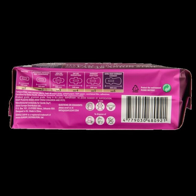 Maandverband nacht extra 6 Stuks