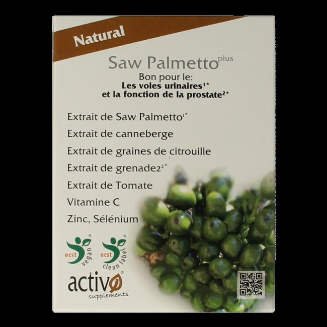 Saw palmetto plus 60 Vegetarische capsules