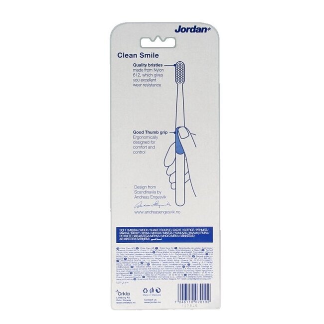 Brosse à dents Clean Smile Souple - Lot de 3