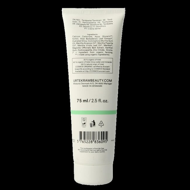 Dentifrice blanchissant menthe fraîche 75 ml