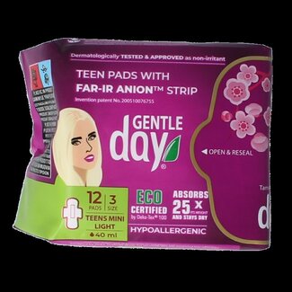 Gentle Day Maandverband tiener 12 Stuks