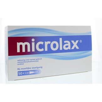 Microlax Lavement flacon 5 ml 50 unités