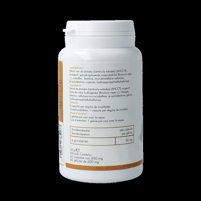 Shiitake AHCC 500mg 60 Capsules