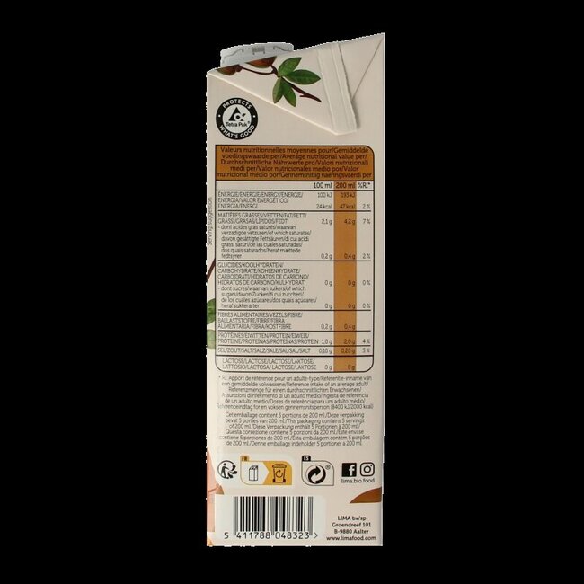 Amandel drink suikervrij bio 1 Liter