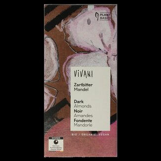 Vivani Chocolat noir aux amandes bio 100 g