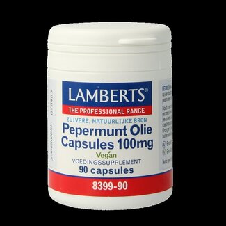 Lamberts Huile de menthe poivrée 100 mg 90 capsules