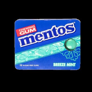 Mentos Gum breeze mint 12 Stuks