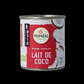 Primeal Lait de coco bio 225 millilitres