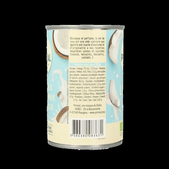 Kokosmelk bio 400 Milliliter