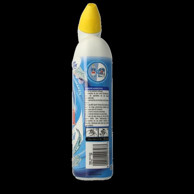 Toiletreiniger action gel marine wave 750 Milliliter