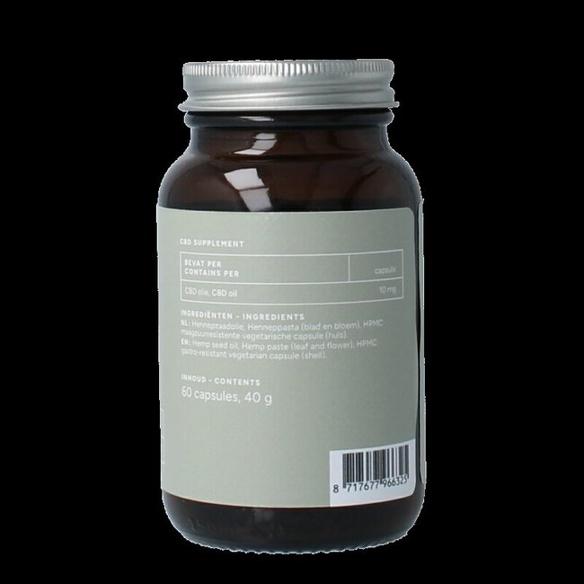 Huile de CBD 10 mg 60 gélules végétales