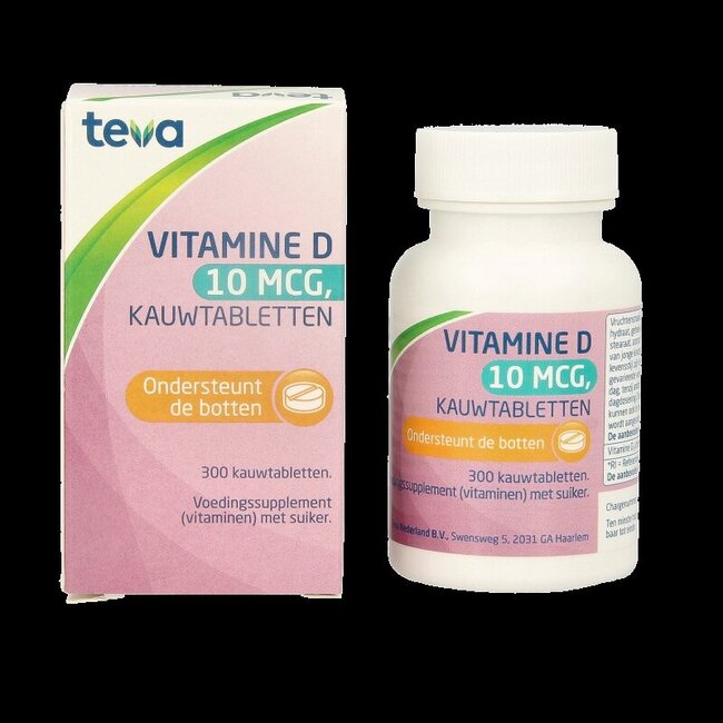 Vitamine D 10 mcg 400IE 300 Tabletten