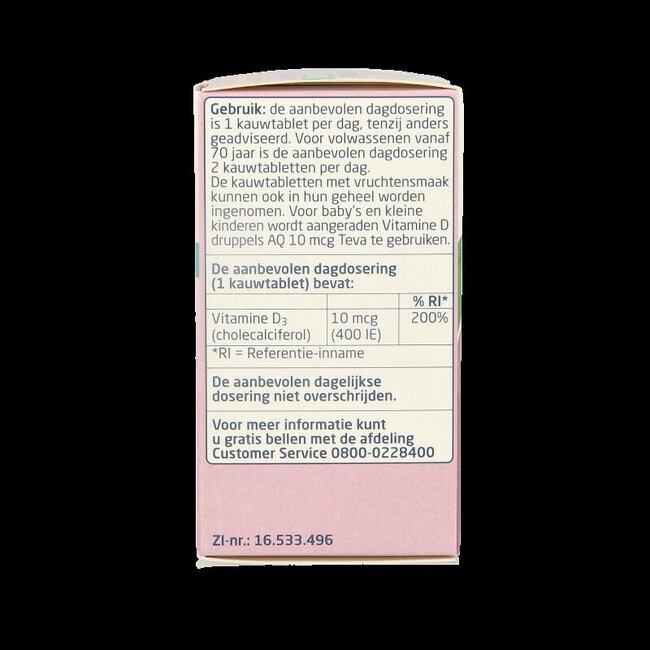 Vitamine D 10 mcg 400IE 300 Tabletten