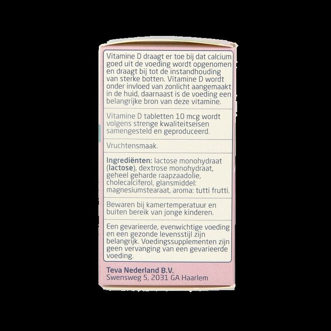 Vitamine D 10 mcg 400 UI 300 comprimés