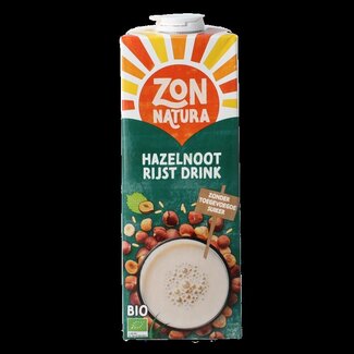 Zonnatura Rijst hazelnoot drink bio 1 Liter