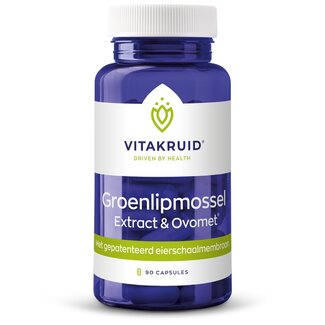 Vitakruid Groenlipmossel extract & Ovomet Eierschaalmembraam 90 Capsules