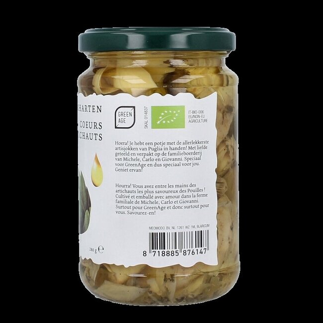 Artisjokharten bio 280 Gram