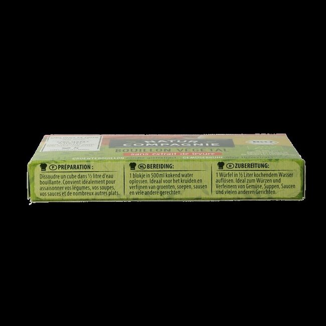 Groentebouillon zonder gist bio 8 Stuks