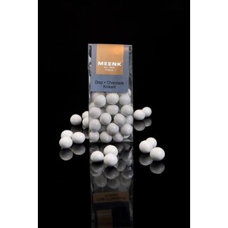 Meenk Drop + chocolade krokant 150 Gram