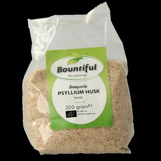 Bountiful Psyllium husk vezel/vlozaad bio 200 Gram