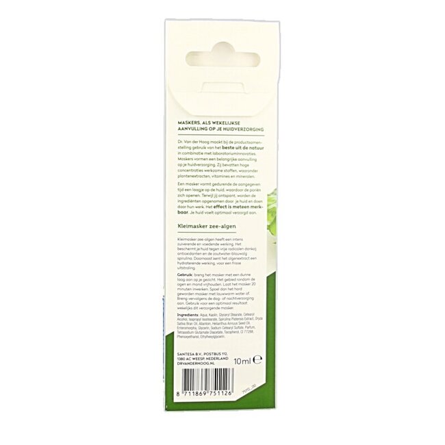 Masque à l'argile aux algues marines 10 ml
