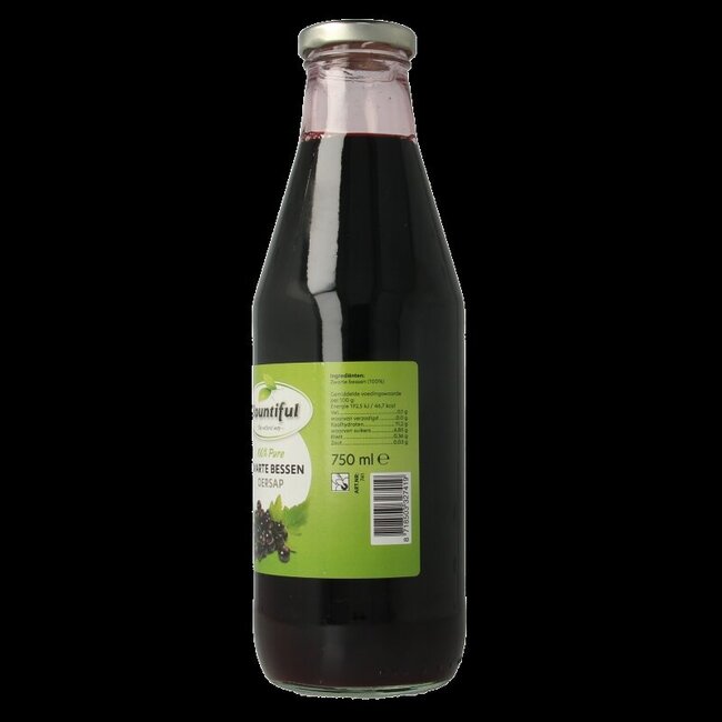 Zwarte bessensap 750 Milliliter