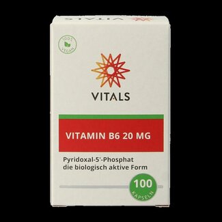 Vitals Vitamine B6 20 mg 100 gélules