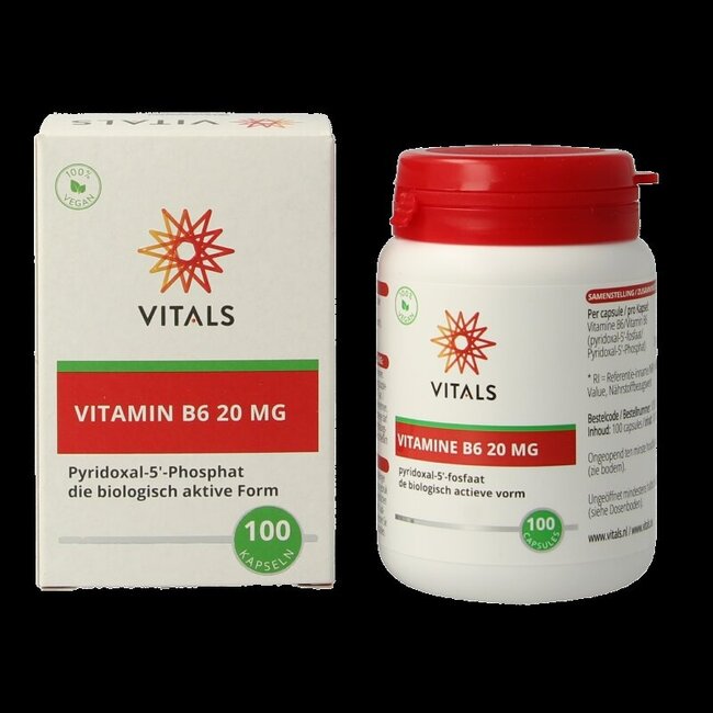 Vitamine B6 20 mg 100 Capsules
