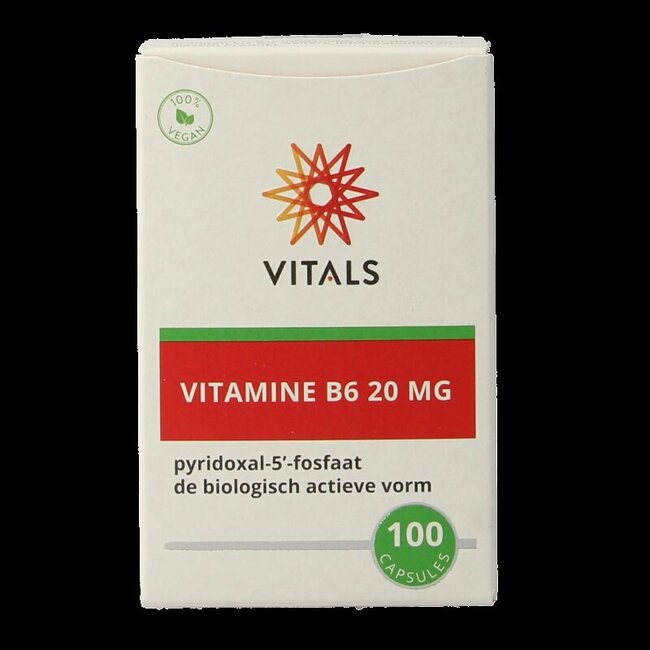 Vitamine B6 20 mg 100 gélules