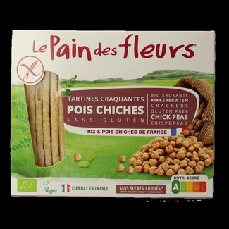 Pain Des Fleurs Craquants aux pois chiches bio 150 g